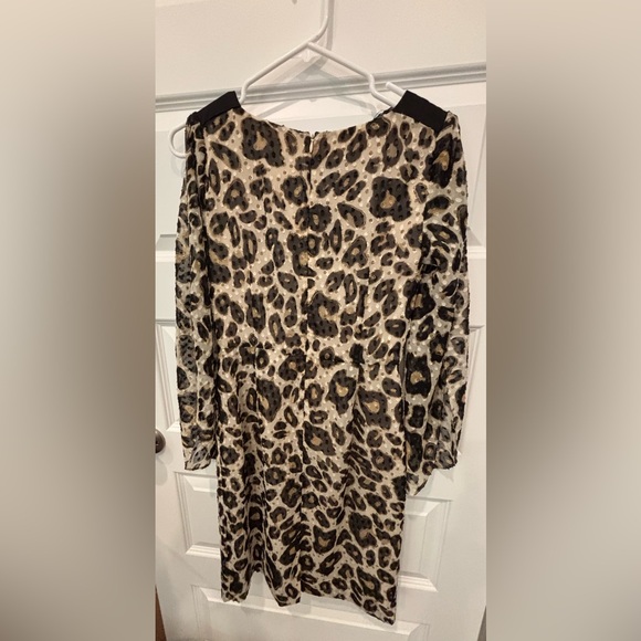 ANTONIO MELANI Black and Cream Sequin Dress - Picture 1 of 5